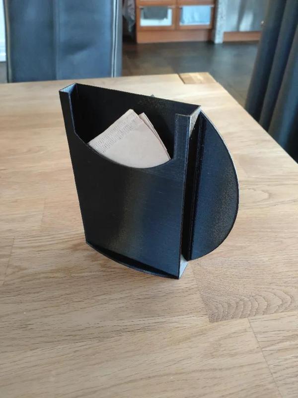 Coffee Filter holder for Melitta 101 with cutout mould   
