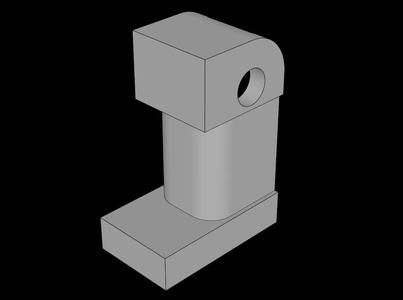 Lego Compatible (u9100.dat) Figure Fabuland Leg   