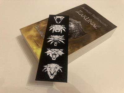 The Witcher Schools bookmark