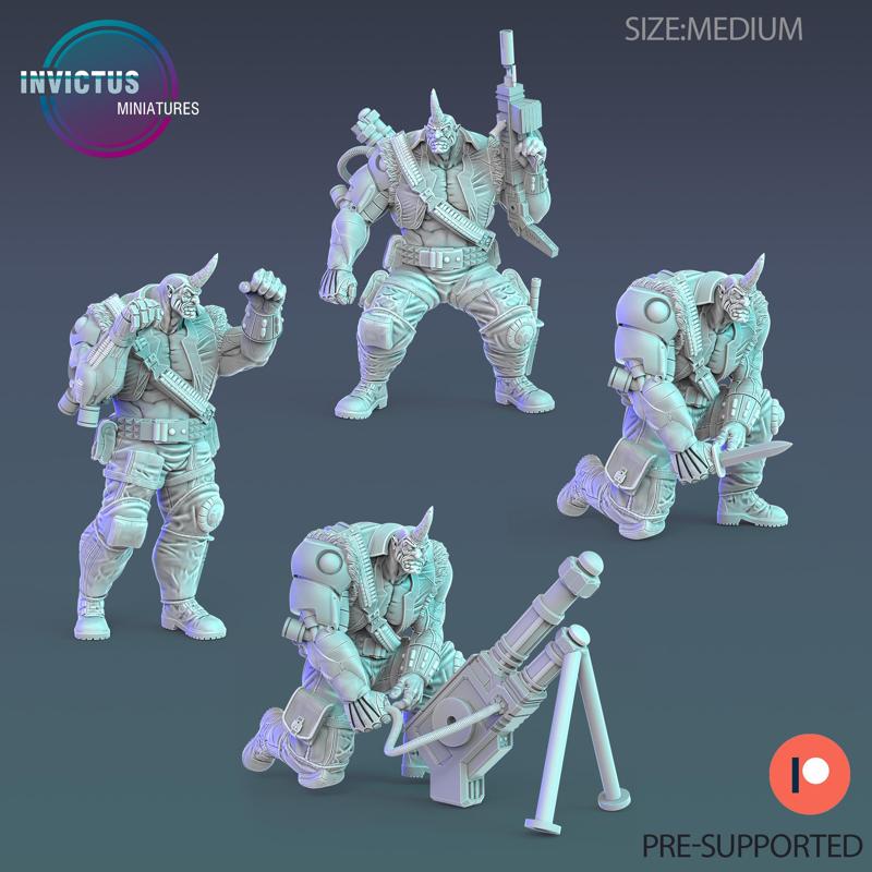 Space Bandit Set / Alien Ship Corsair / Ruthless Headhunter / Cyberpunk Warrior / Invasion Army / Trooper Attack / Sci-Fi Encounter