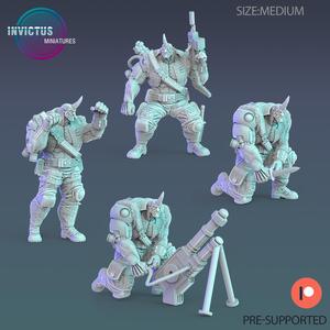 Space Bandit Set / Alien Ship Corsair / Ruthless Headhunter / Cyberpunk Warrior / Invasion Army / Trooper Attack / Sci-Fi Encounter