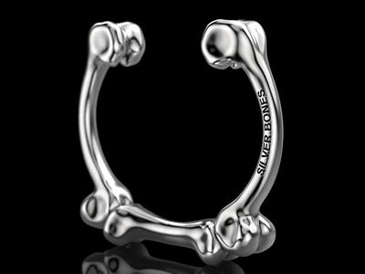 Bracelet Silver bones