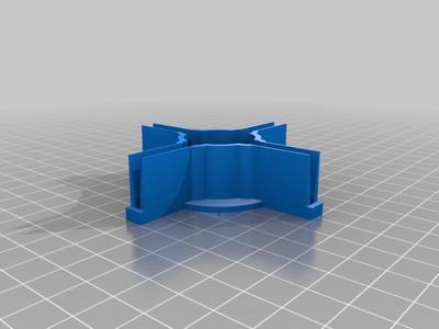 BT-50 Parametric Rocket 4x 2.5mm to 5mm Fin Alignment Jig - Tapered