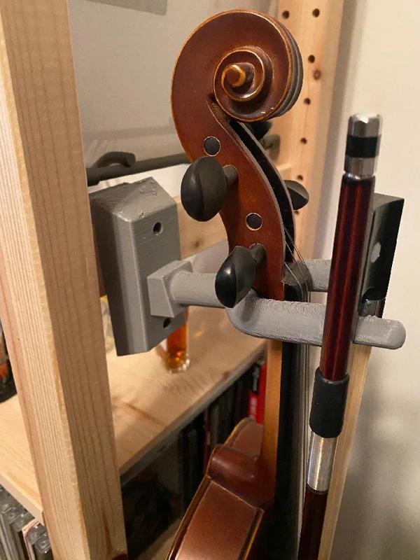 Ikea IVAR violin holder   