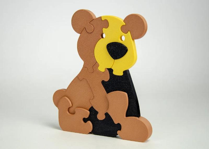 Puzzle Bear – Fun 3D Printable Decor   