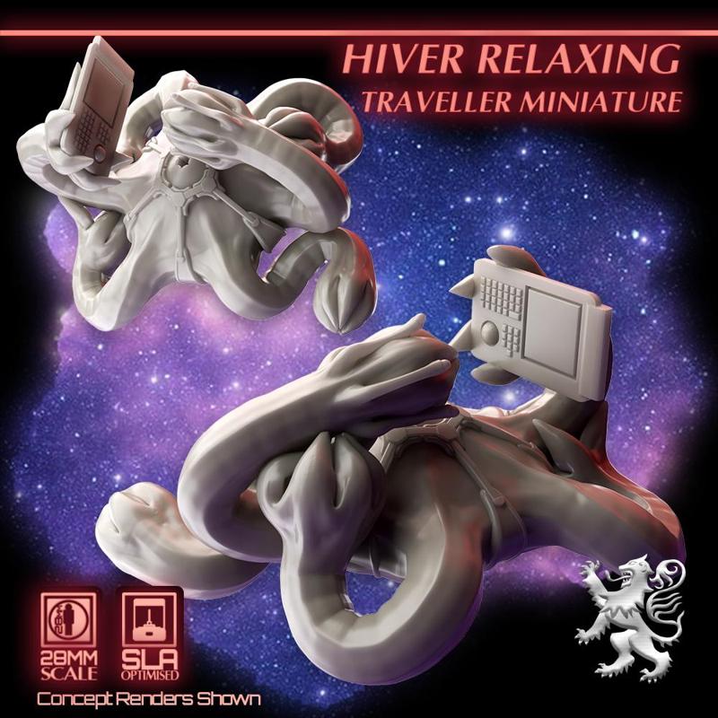 Hiver Relaxing - Traveller Miniature