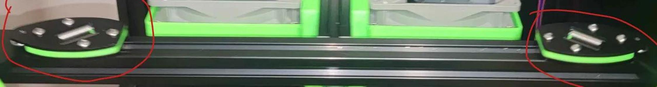 Voron trident kinematic bed mount sandwich plates.   