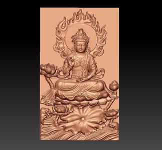 guanyin on lotus