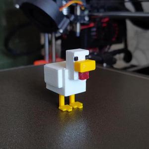 Minecraft chicken multicolor   