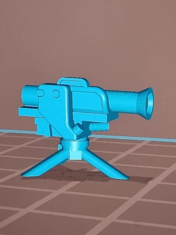 MILAN ATGM 20mm wargame model 1/72 ehiem