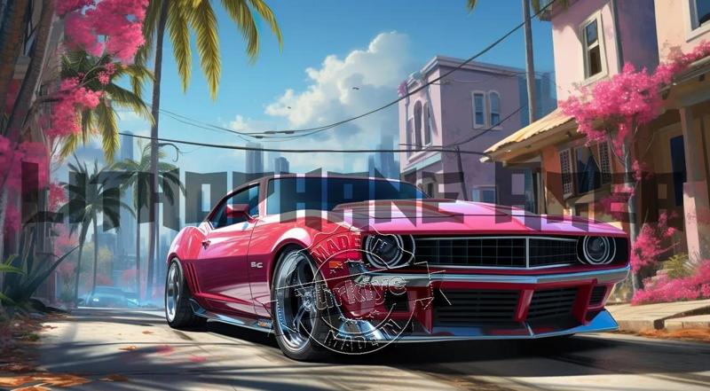 Gta Araba Manzarası Lithophane   