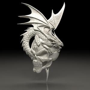 Dragon 3D STL Model for CNC Router 3D Design High quality Model
