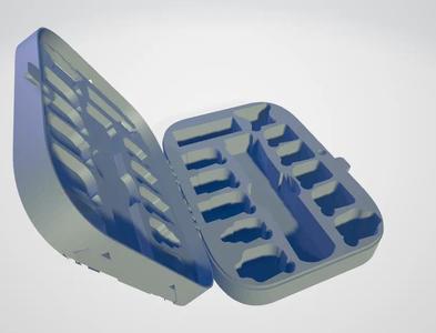 Stylová krabička s magnetickým zámkem pro Philips MG5930/15 řady 5000   