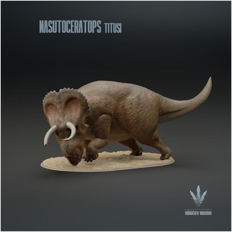 Nasutoceratops titusi : Charging