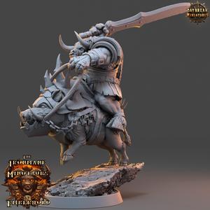 Larnak Skullrend - The Ironmane Minotaurs of Emberhold