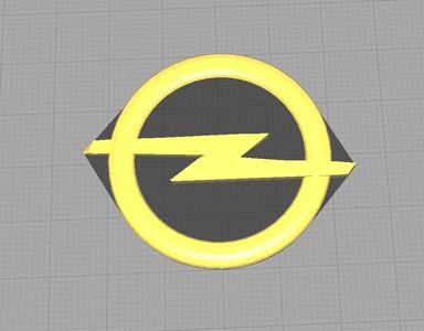 Opel Logo Low Poly