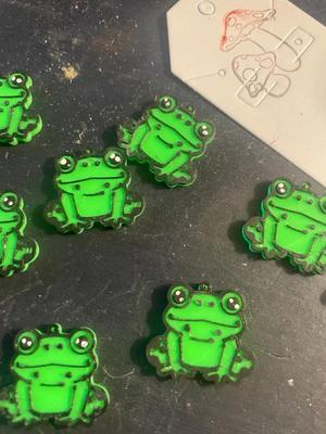 Frog earrings   