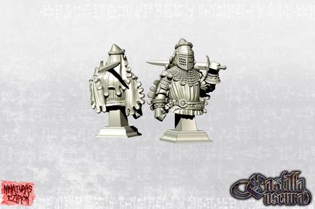 Knight Bust - 10 cm
