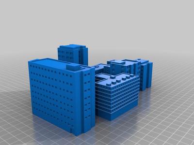 Apartment Buildings 1/600