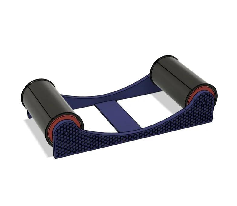 Bearingless reel stand   