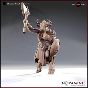 Minotaur Female Warrior 01
