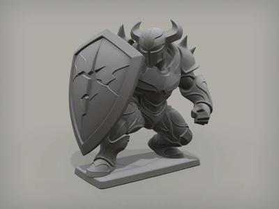 Crux, Superhero Statue   
