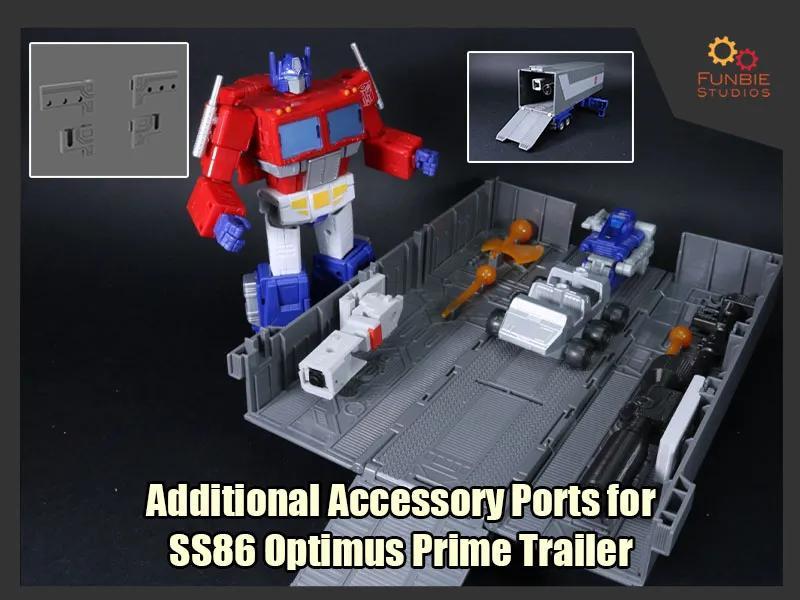 Additional Accessory Ports for Transformers SS86 Optimus Prime Trailer   