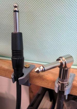 3.5mm audio cable holder