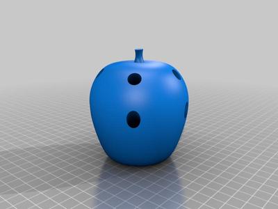 Apple Shaped Pencil Holder
