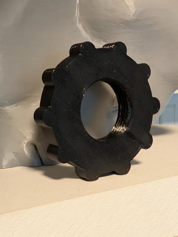 Knurled Nut for 3/4 Male threaded Pipe - Good for Water Barrel   