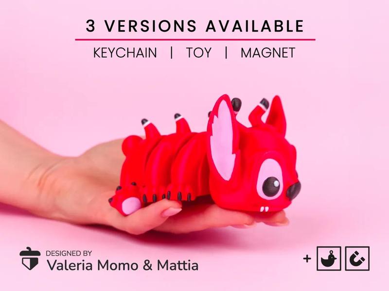 Cute Articulated Flexi Leroy (Lilo & Stitch Movie)   