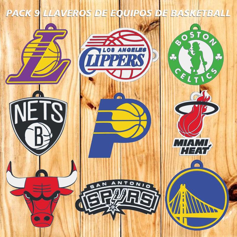 PACK LLAVEROS DE " BASKETBALL - BALONCESTO " - KEY CHAIN