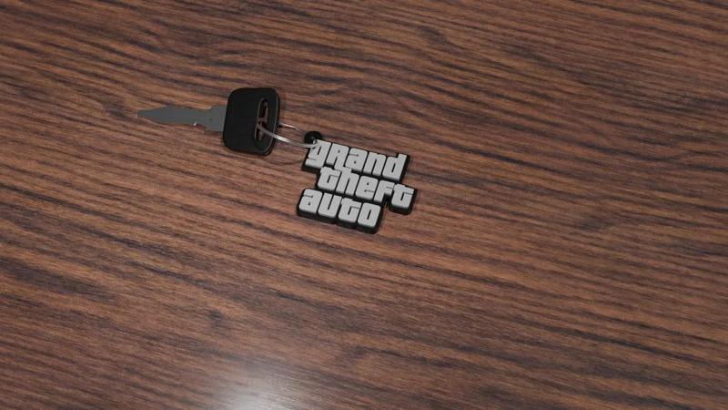 Grand Theft Auto - Keychain   