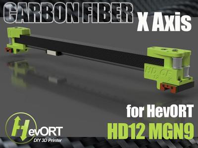HevORT HD12 Option - CarbonFiber X cross member MGN9