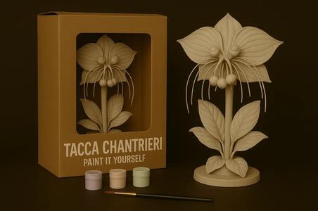 Bat Flower – Paint-It-Yourself   