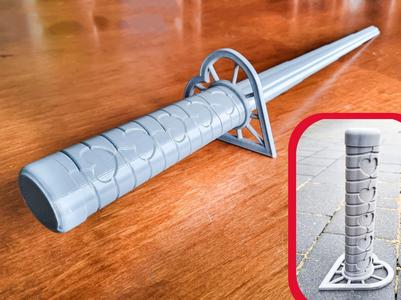 Love Aikawa Heart Katana (Print-in-Place)