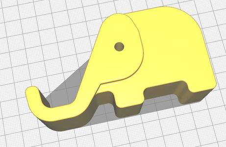 Elephant phone holder