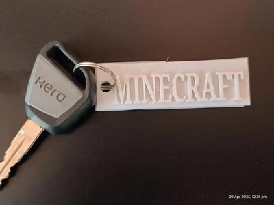 Minecraft Keychain   