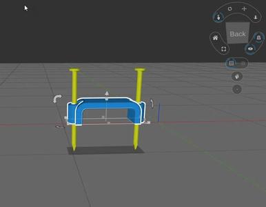 Extra Wide Square Hammer-in Cable and Wire Holder   