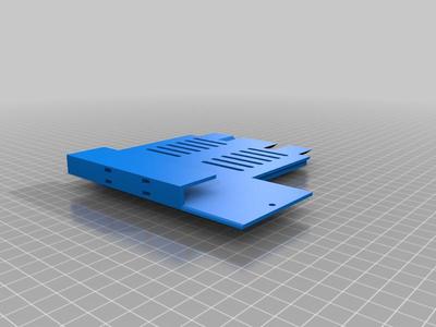  Ender 3 v2 PSU Cover in 2 parts 80x80x25 Fan