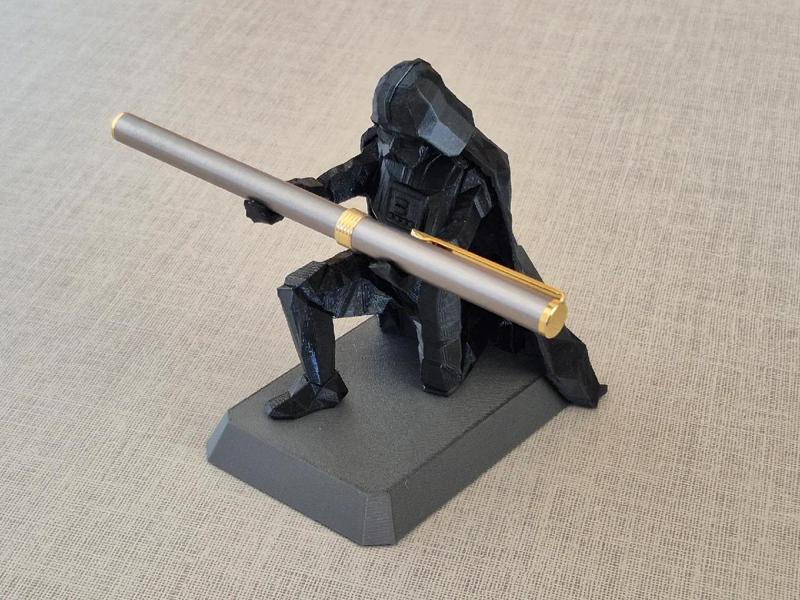 LowPoly Darth Vader Pen Holder   