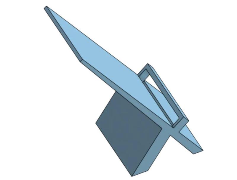 Phone stand with spot for charging   