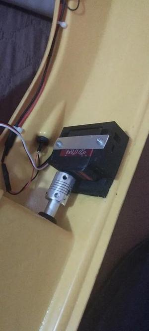 Servo motor stand for bunker   