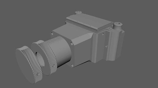 GRAIL-CAM 612 medium format camera with beam splitter