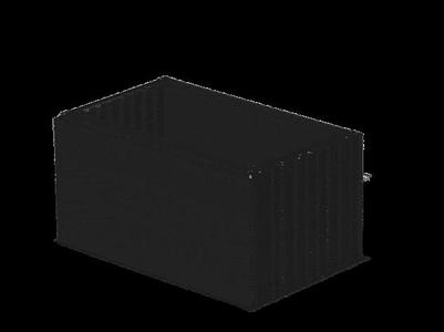 White Waste Purge Container