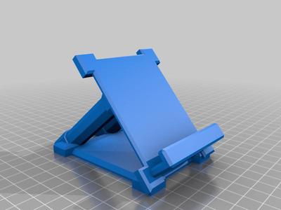 Stone looking tablet holder