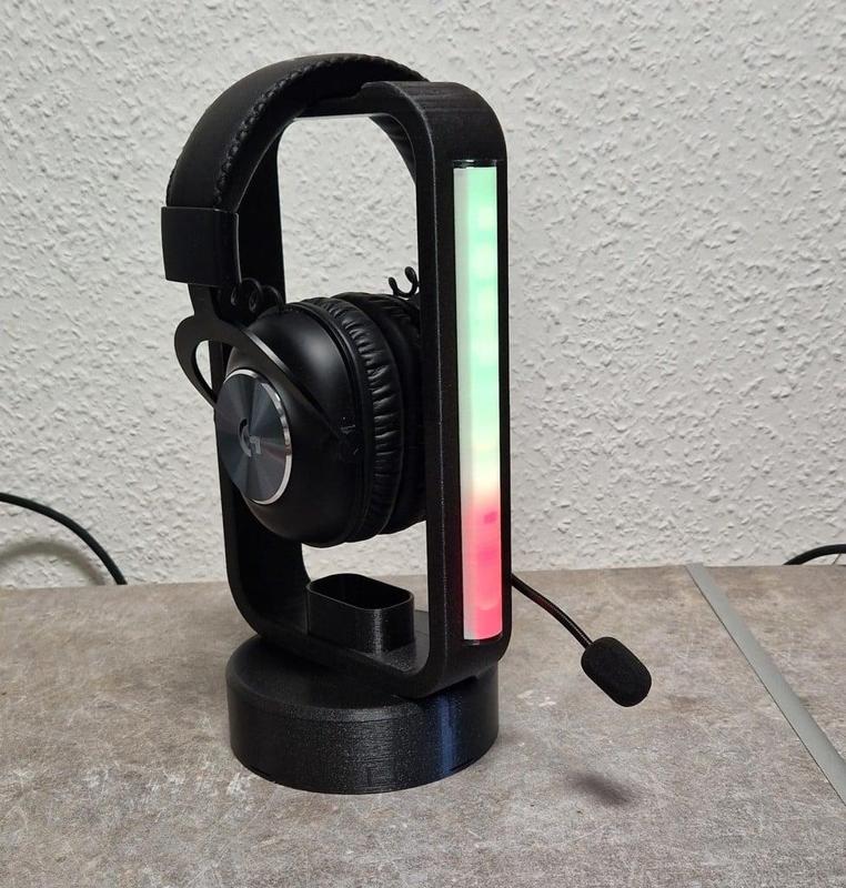 Headset Stand mit Galaxy Buds Ablage und RGB Led