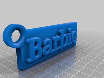 Barbie key chain