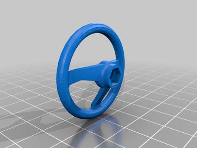 Steering wheel for 1/10 scale RC Showtime buggy