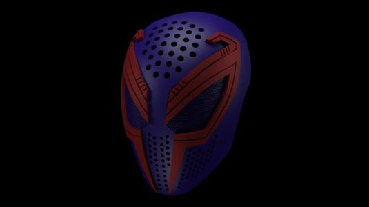 Miguel O'Hara Spider man 2099 Spiderman Miguel o hara Miles Morales Spiderverse Faceshell Mask